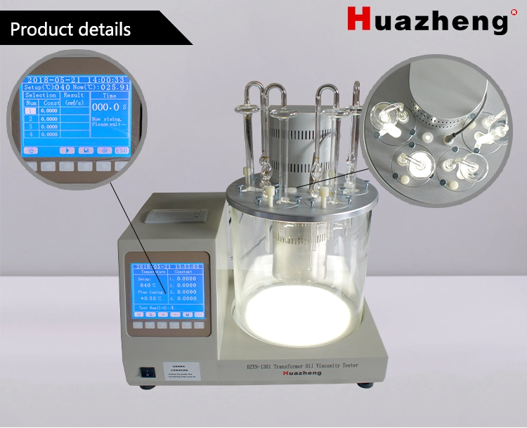 Lab ASTM D445 Automatic Lubricant Oil Viscometer for Petroleum Products